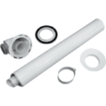 Bulex kit de ventouse horizontale avec coude - 60/100  ( 0020219523)