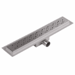 Caniveau de Douche Italienne en Acier Inoxydable Gouttes  L80 cm