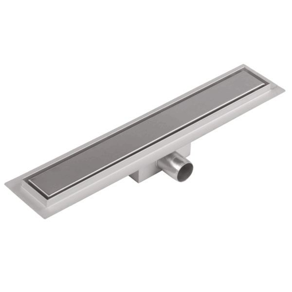 Caniveau de Douche Italienne en Acier Inoxydable lisse L30 cm