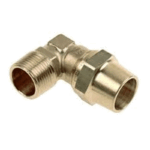 Coude mâle bicône gaz