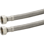Flexible tressé inox 3/8'' femelle-1/2'' femelle