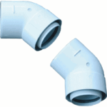 Junkers AZB608/1 set 2 coudes 45° - 80/125 (7719002767 )