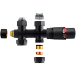 Kit complet  design raccordement central droit ( sol ) Noir