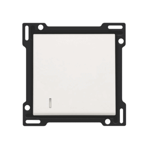 Manette simple + voyant Original blanc Niko 101-60005