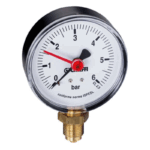 Manomètre Axial Caleffi 10 bar 1/4''
