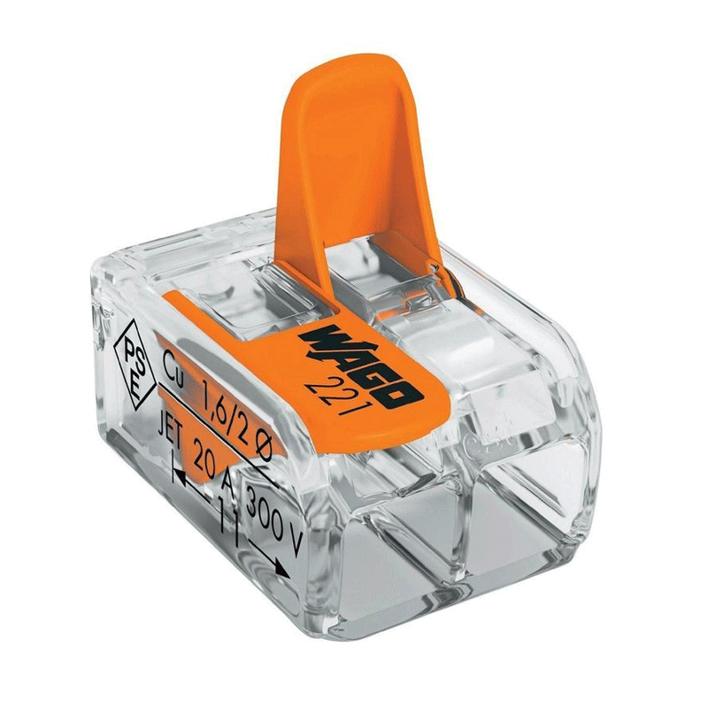 Mini-borne-de-connexion-automatique-universelle-yy-levier-2-x-0.14-4mm-Wago-42273418.gif Mini borne de connexion automatique universelle à levier – Image 1