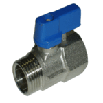 Mini-vanne 1/2''MF  bleu