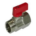 Mini-vanne 1/2''MF  rouge