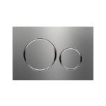 Plaque de commande Geberit sigma20 2-touches inox