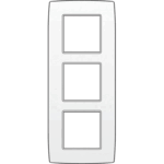 Plaque de recouvrement triple vertical Original blanc Niko 101-76300