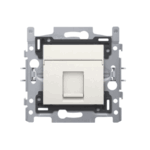 Prise téléphonique simple RJ11 Original blanc Niko 101-65113