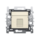 Prise téléphonique simple RJ11 Original crème Niko 100-65113