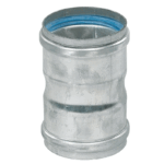 Raccord Rolux Ubbink Alu 80 mm - épaisseur 1,5 mm