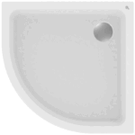 Receveur douche quart-rond blanc en acrylique