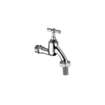 Robinet double service chrome 1/2''