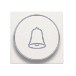 Set de finition Sonnerie bouton-poussoir LED ambre Original blanc Niko 101-64007