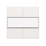 Set de finition bouton-poussoir  4NO 24V avec étiquette  Original blanc Niko 101-40250