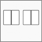 Set de finition prise audio double pour haut-parleurs Original blanc Niko 101-69701