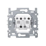 Socle interrupteur double pour volets électrique bornes à vis Niko 170-05900